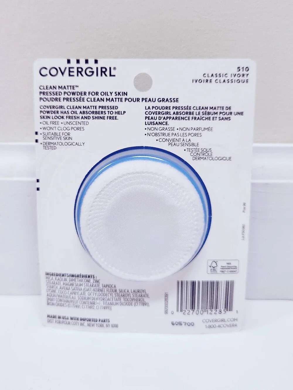 ⭐4/$15 CoverGirl Clean Oil Control Pressed Powder Classic Ivory